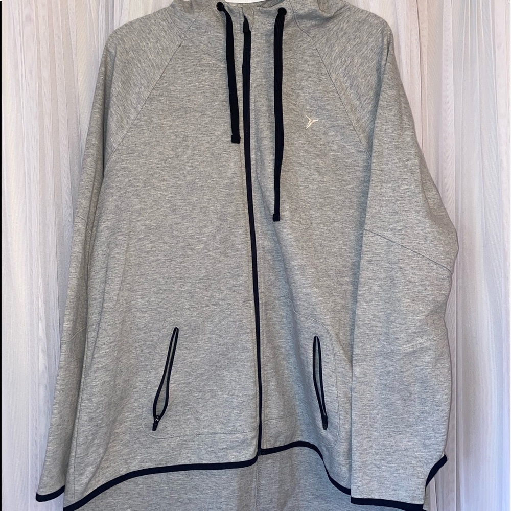 OLD NAVY ZIP UP HODDED DRY FIT FABRIC